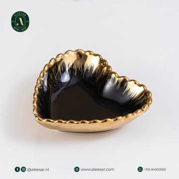GOLD PORCELAIN HOSTESS|[S335]